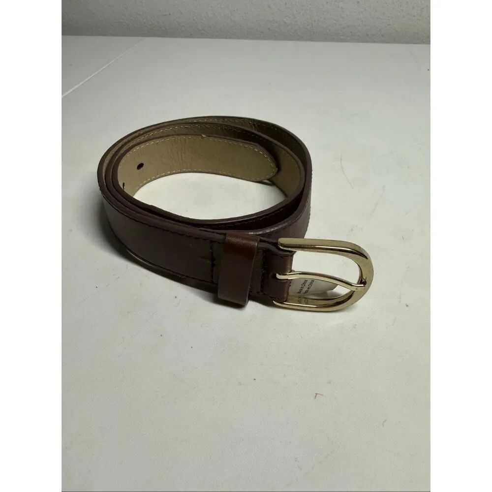Target Brown Faux Leather Belt Size M